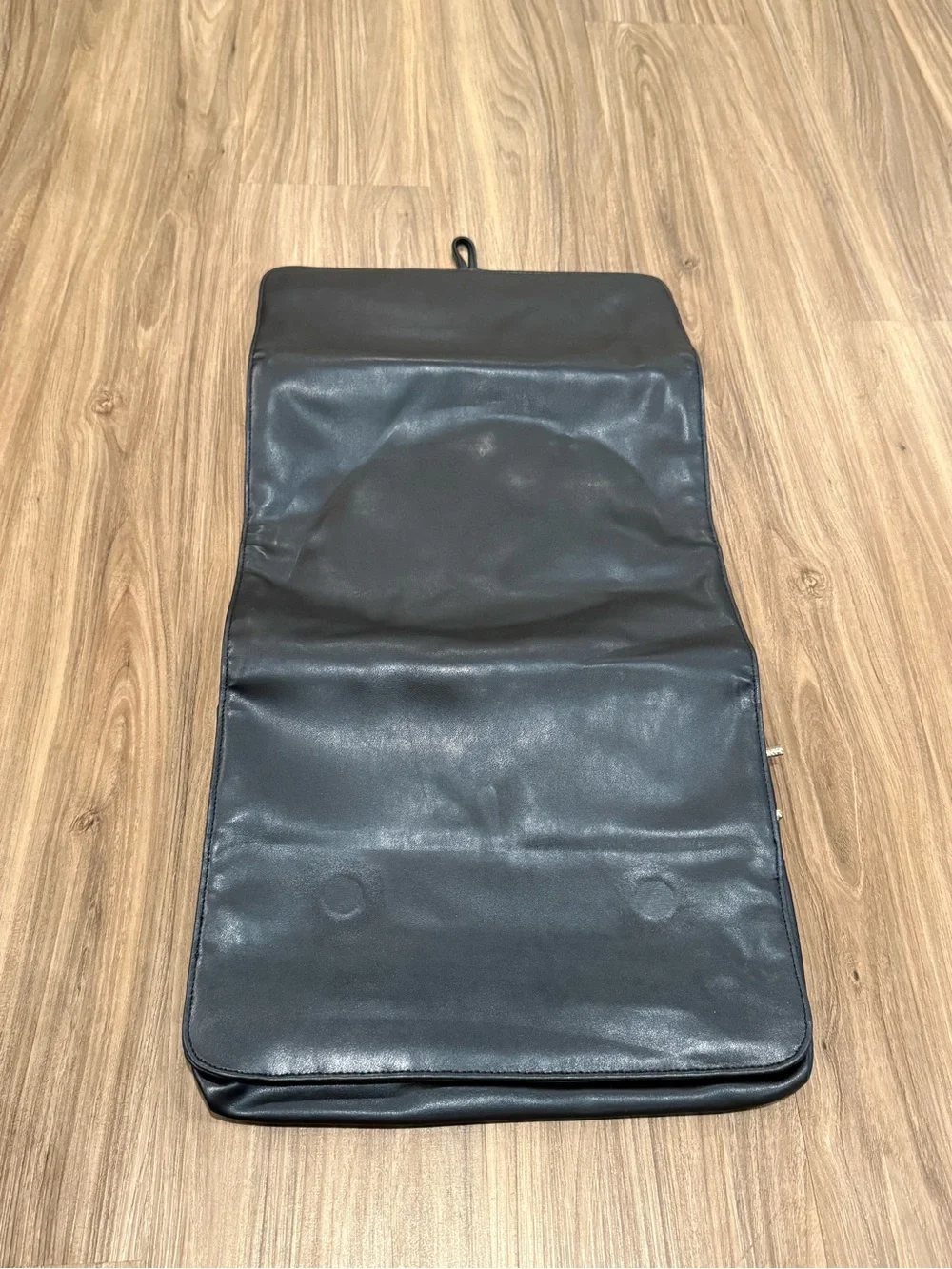 Lancome Navy Blue Foldover Cosmetic Pouch